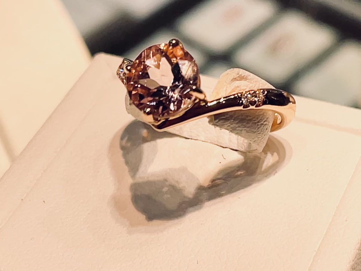 モルガナイト ダイヤモンド リング 大粒 3.58ct】天然モルガナイト 天然ダイヤモンド リング – Mico宝飾店