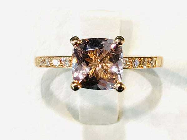 18KPG MORGANITE DIAMONDS XRING CPCU7-D22-J – MORGANITE N THE